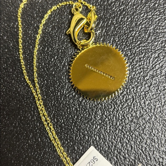 NWT Uncommon James Costa Necklace Gold Tone Pendant Necklace Cross Bow - Picture 7 of 10